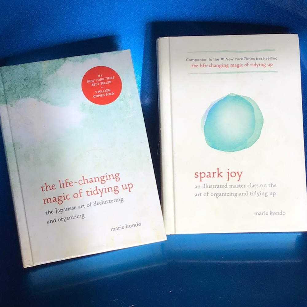 life changing magic tidy & spark joy 2 books